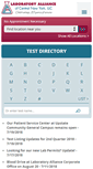 Mobile Screenshot of laboratoryalliance.com